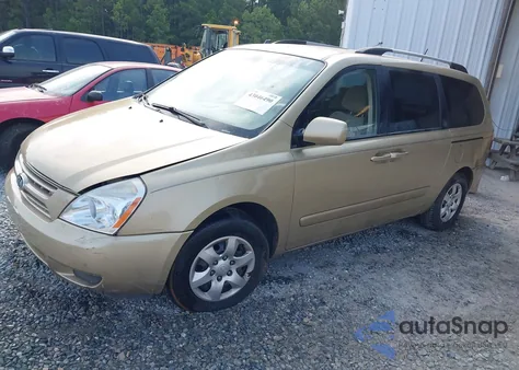 2010 Kia Sedona Lx z USA, uszkodzony, nr VIN KNDMG4C31A6355381